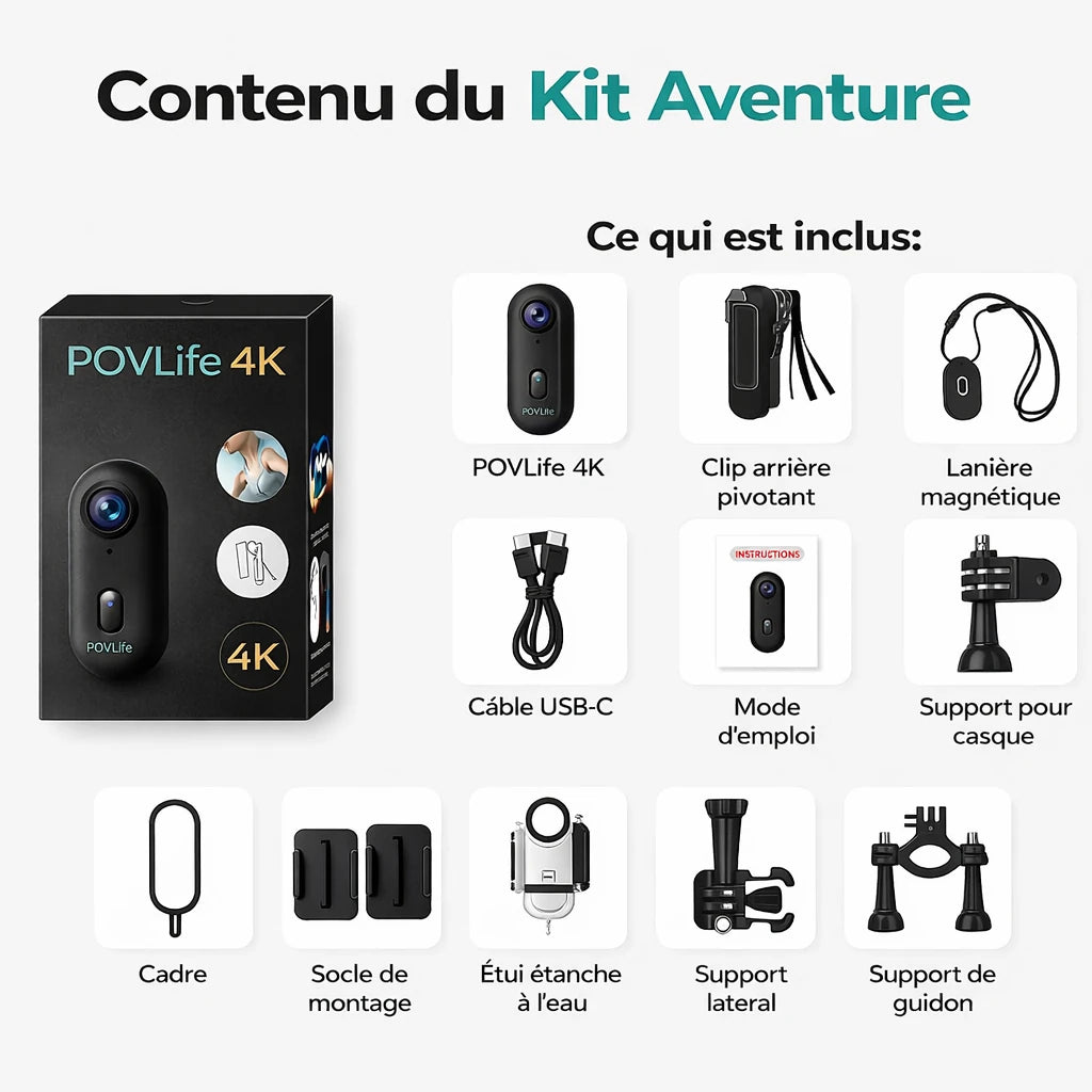 POVLife - Caméra 4K