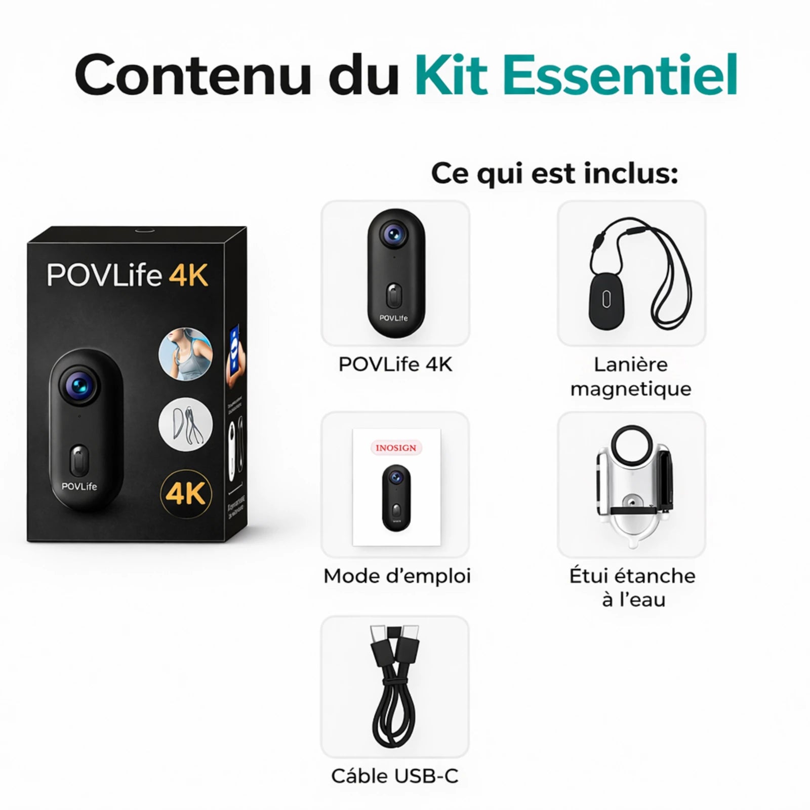 POVLife - Caméra 4K