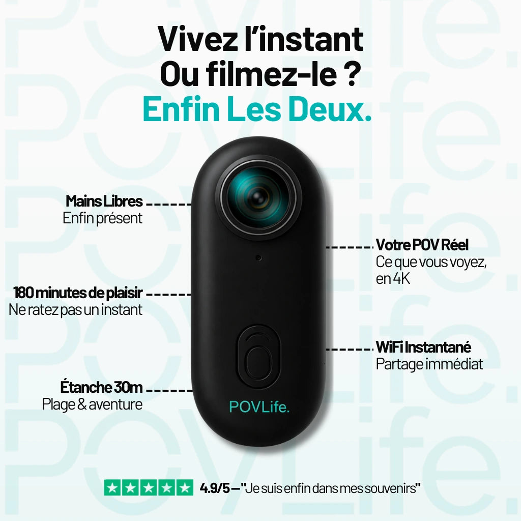 POVLife - Caméra 4K